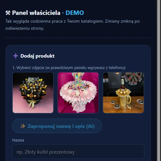 Panel demo — click “Try it” above